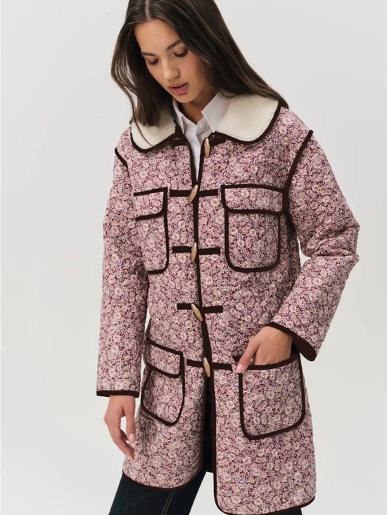 For Love And Lemons Jackets & Blazers - For Love & Lemons Marlene Floral Chore Coat
